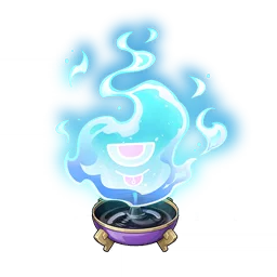 Smoldering Phosphorescent Flame